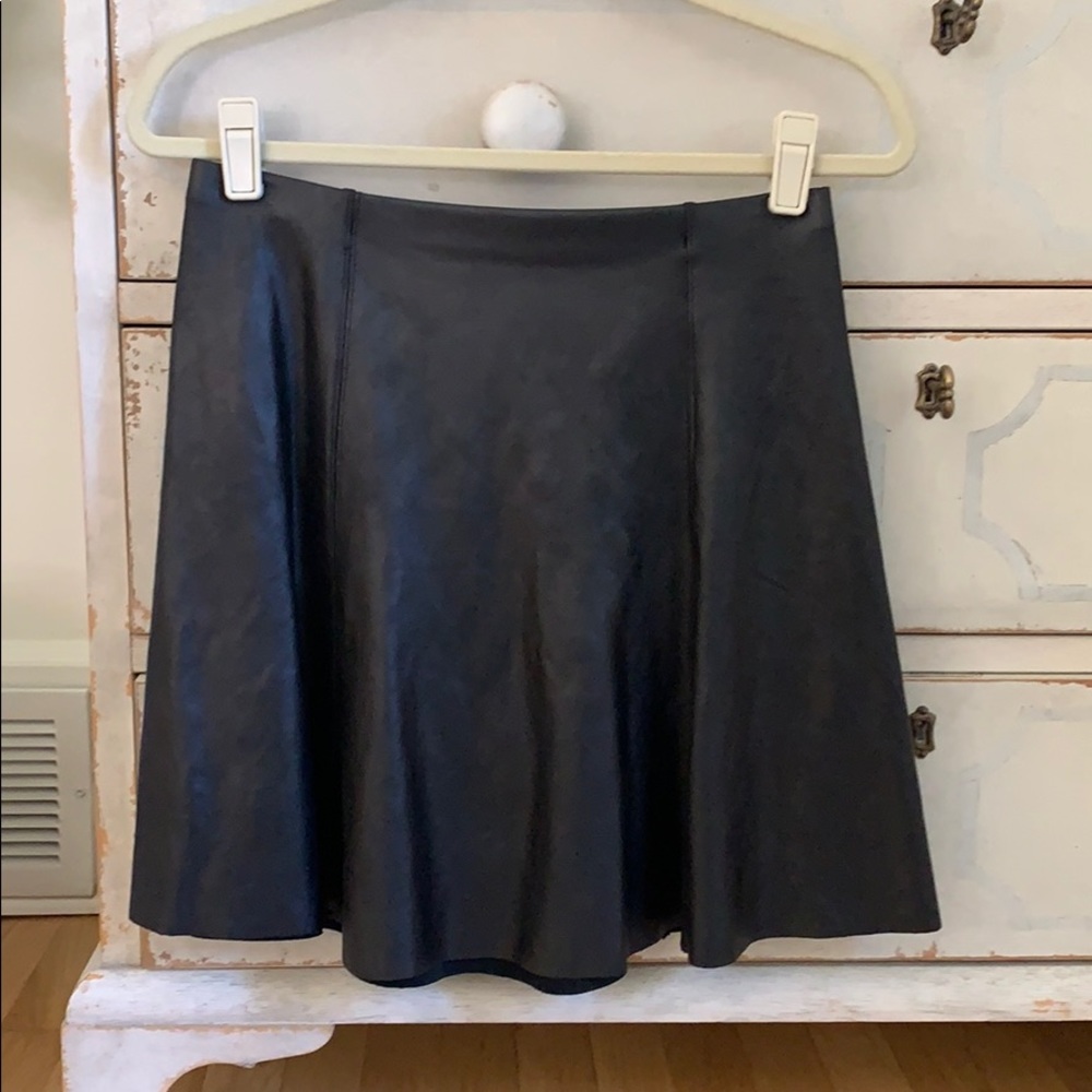 Spanx Leather Skirt